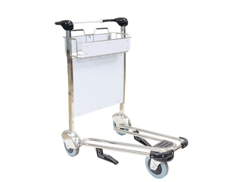 Airport luggage trolley