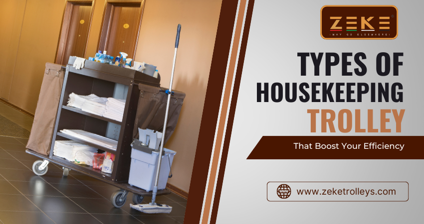 Types of Housekeeping Trolley That Boost Your Efficiency