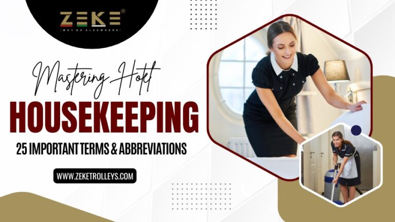 Mastering Hotel Housekeeping- 25 Important Terms & Abbreviations