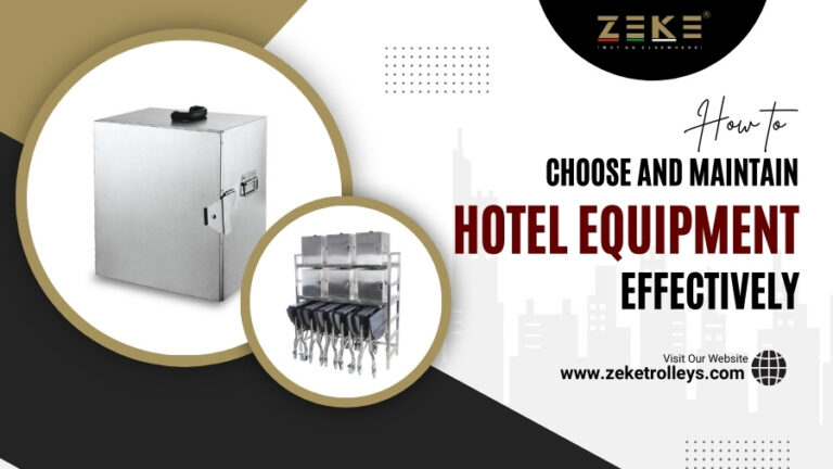 How To Choose And Maintain Housekeeping Trolleys Effectively