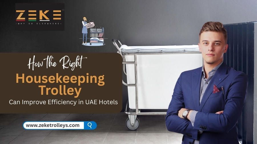 How the Right Housekeeping Trolley Can Improve Efficiency in UAE Hotels