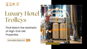 Hotel trolley for luggage