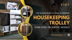 Top Advantages Of Using Aluminium Housekeeping Trolley Over Steel Or Plastic Models